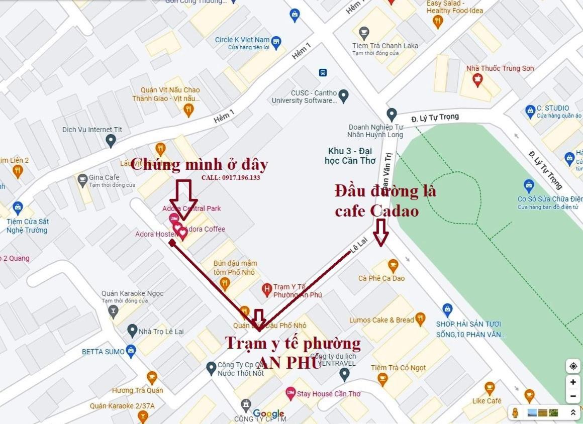Adora Central Park Hostel Can Tho Εξωτερικό φωτογραφία